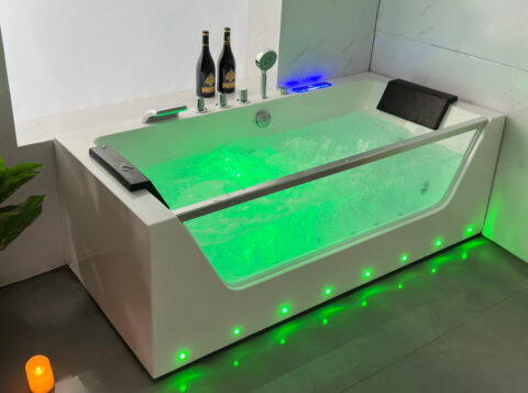 VASCA 170X80 – 21GETTI – OZONO – RUBINETTO A CASCATA – CROMOTERAPIA – RISCALDATORE – BLUETOOTH1